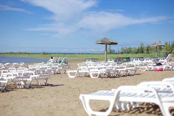 Blue Mountain Beach featuring a beach
