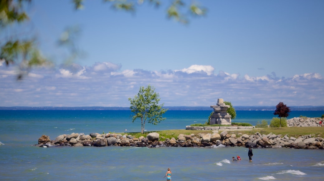 Sunset Point Park showing general coastal views