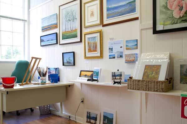 Old School House Arts Centre showing art and interior views