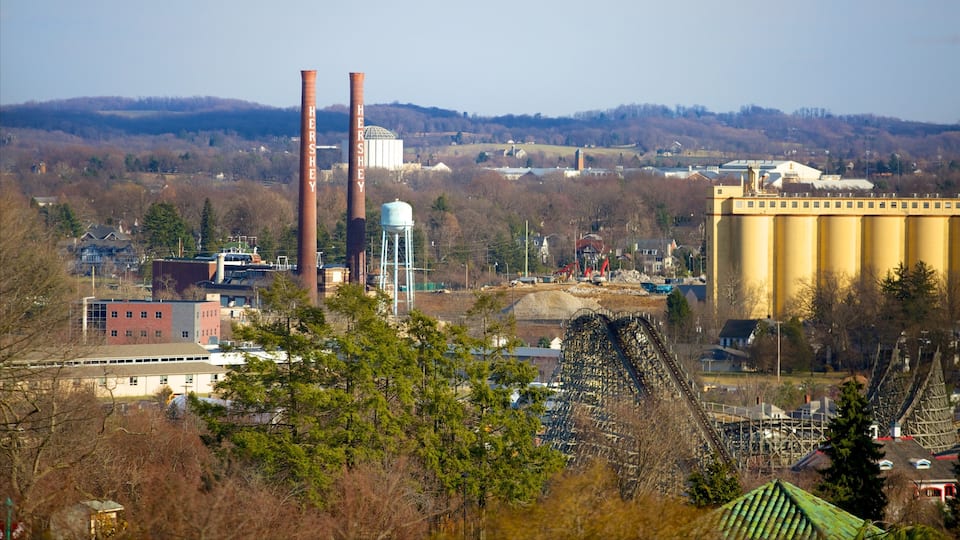 Hershey showing industrial elements