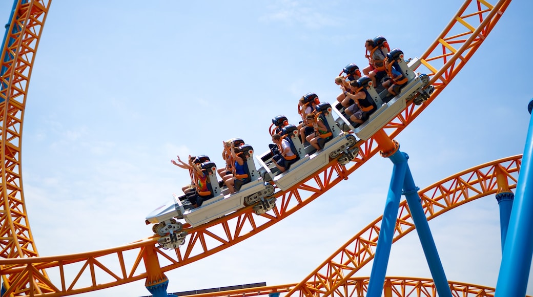 Hersheypark showing rides