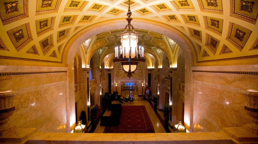 Hershey Theater showing interior views, heritage architecture and theater scenes