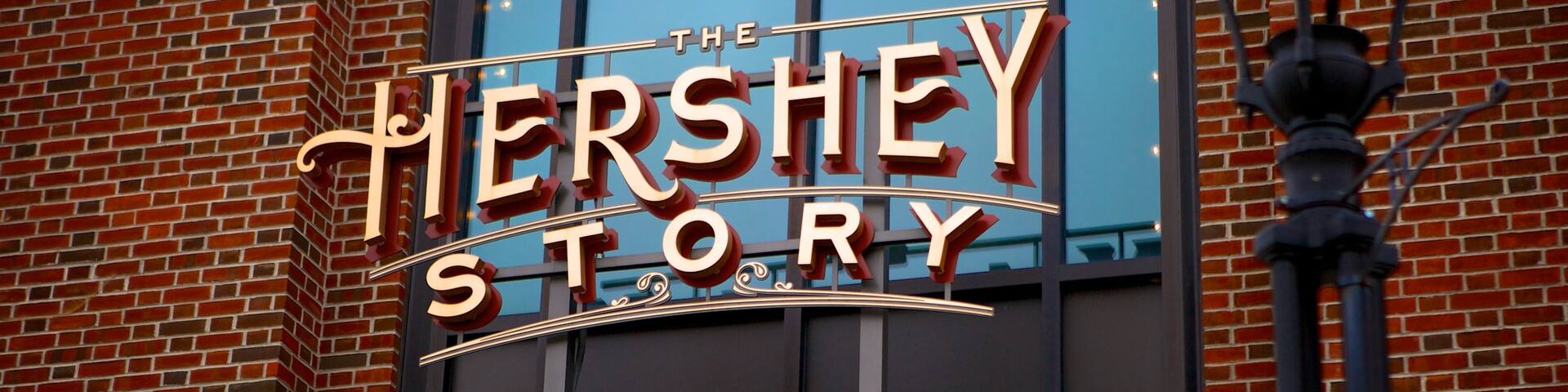 The Hershey Story Museum featuring signage