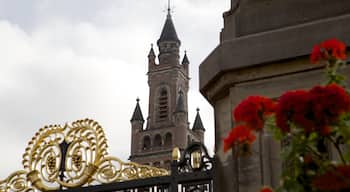 Palacio de la Paz que incluye arquitectura patrimonial y un castillo