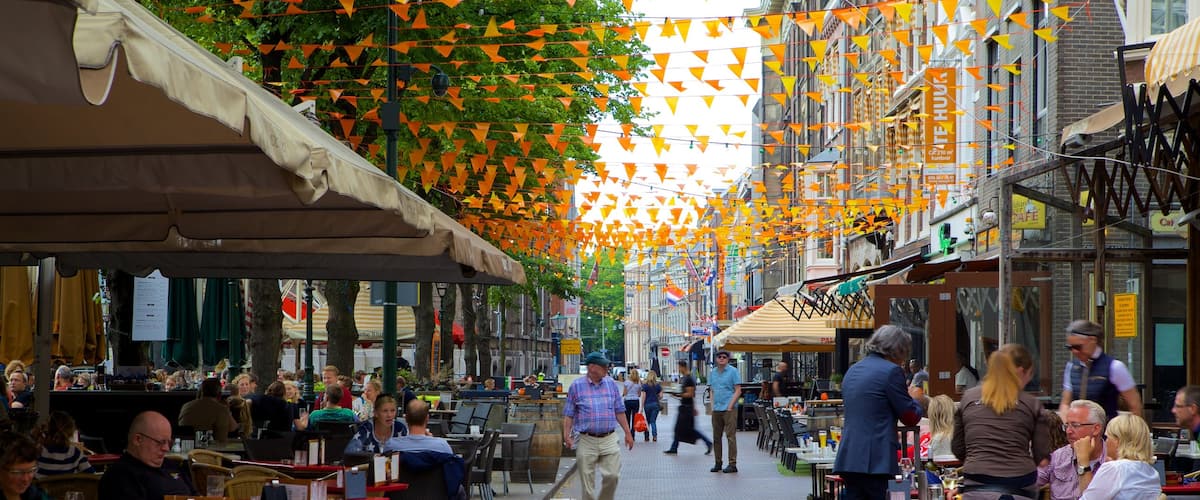 Plein showing outdoor eating, café scenes and street scenes