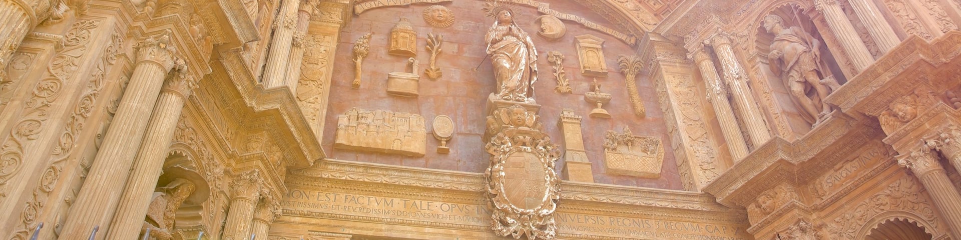 Cathedral of Santa Maria of Palma showing heritage architecture, a church or cathedral and religious aspects