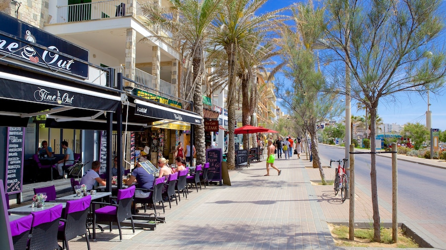 El Arenal showing street scenes