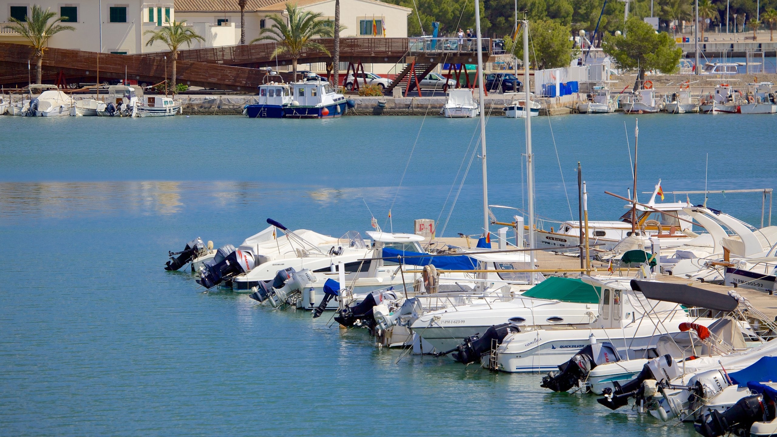 Alcudia which includes a bay or harbor