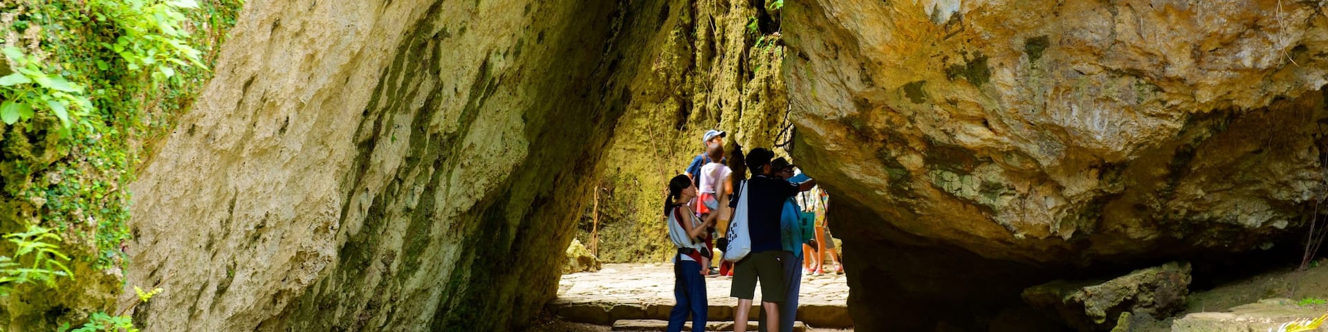 Sefa Utaki which includes hiking or walking