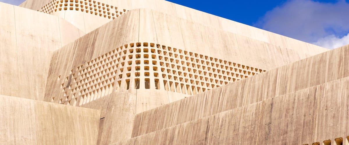 Okinawa Prefectural Museum and Art Museum showing modern architecture