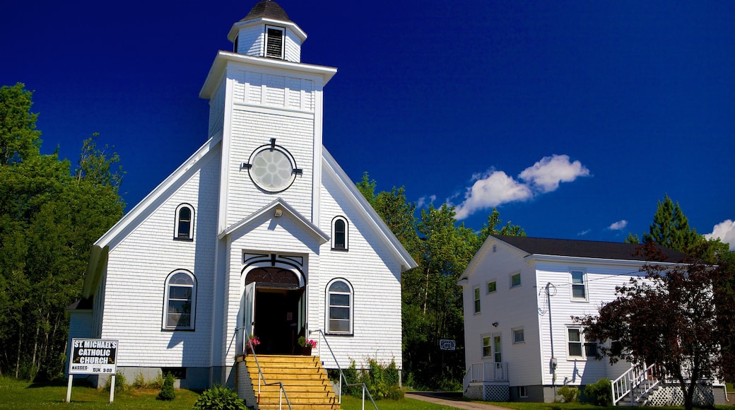 Baddeck which includes a church or cathedral