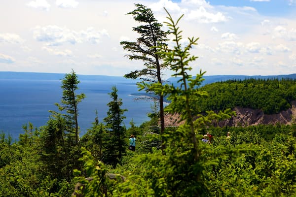 Cape Smokey mit einem allgemeine Küstenansicht