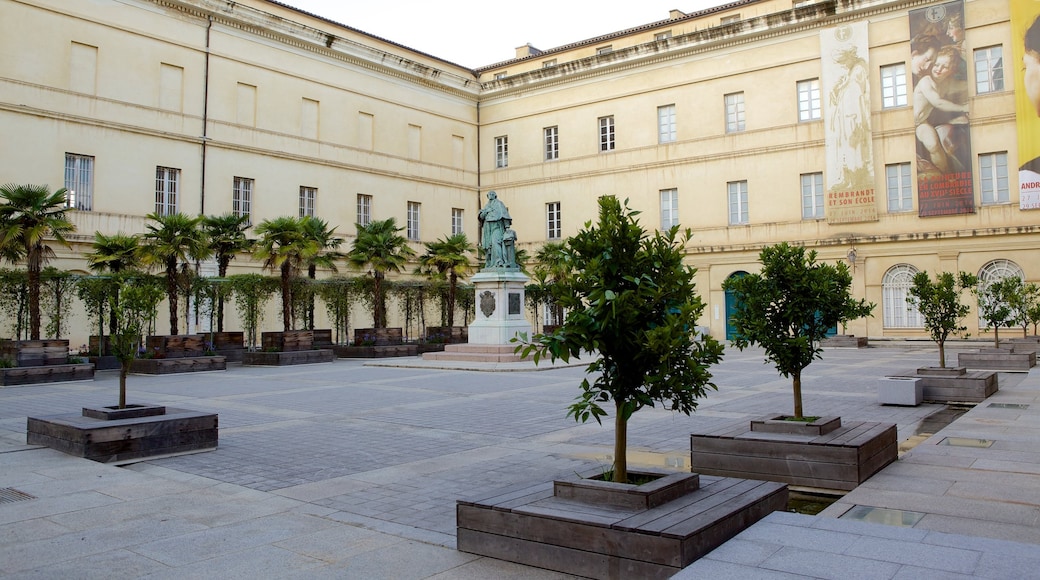 Musée Fesch welches beinhaltet Platz oder Plaza