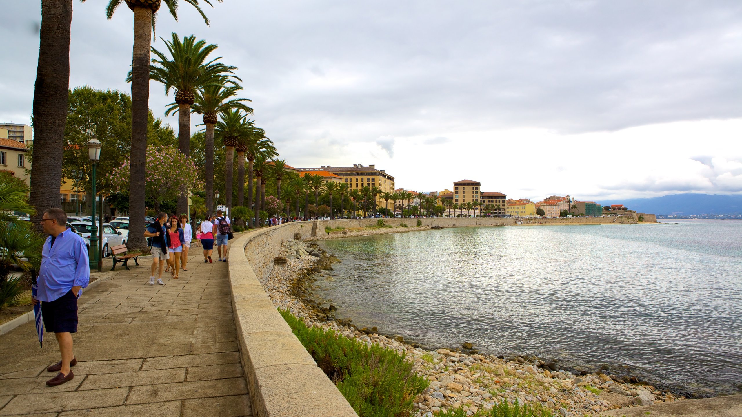 Plage de Saint-François, Ajaccio, Corse-du-Sud, France