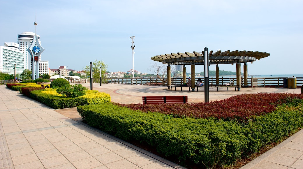 Number 1 Beach which includes a garden and a square or plaza