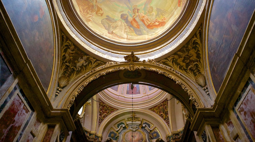 Kerk van de Schipbreuk van Sint Paulus toont interieur, historische architectuur en een kerk of kathedraal