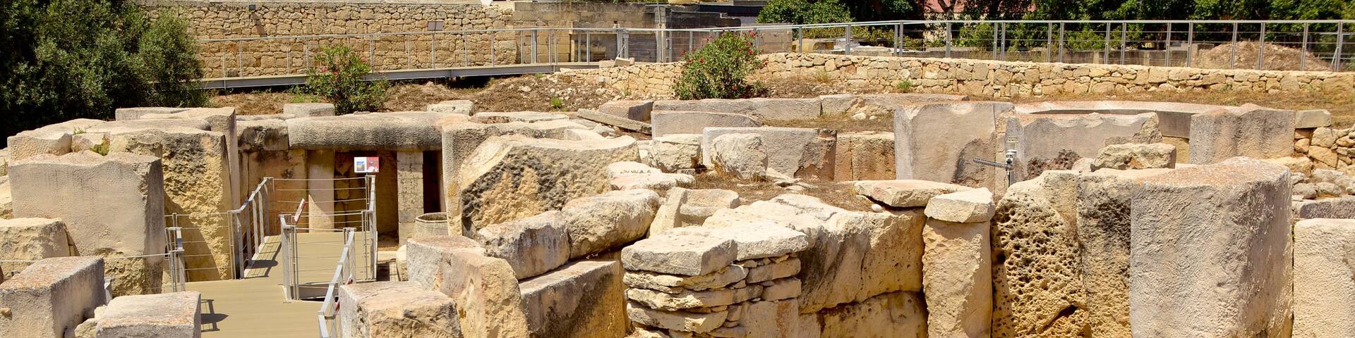 Tarxien Temples which includes building ruins