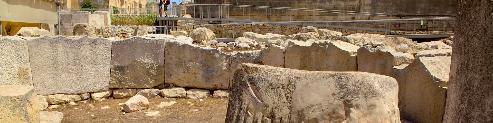 Tarxien Temples featuring a ruin