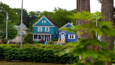 Sydney showing a house and a small town or village