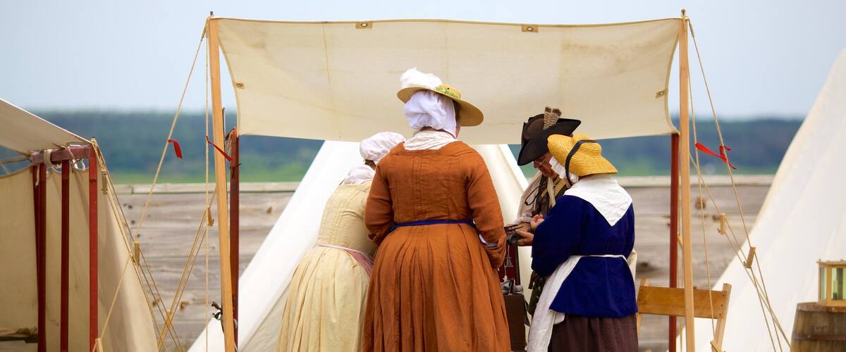 Fortress Louisbourg National Historic Site featuring heritage elements