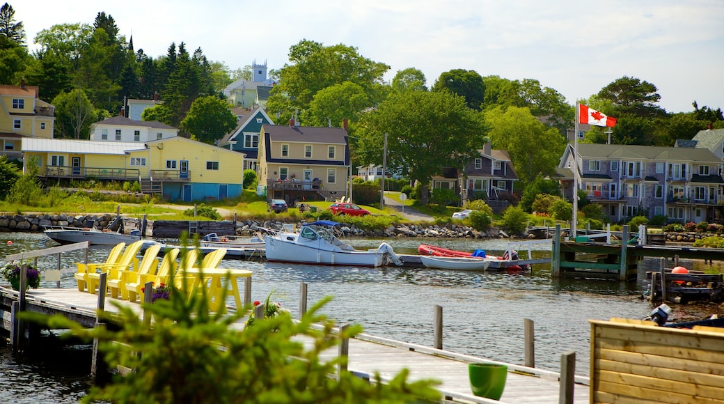 Chester featuring a lake or waterhole and a small town or village