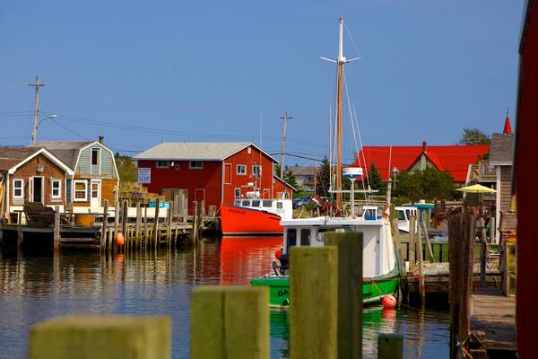 Fisherman\'s Cove das einen Bucht oder Hafen