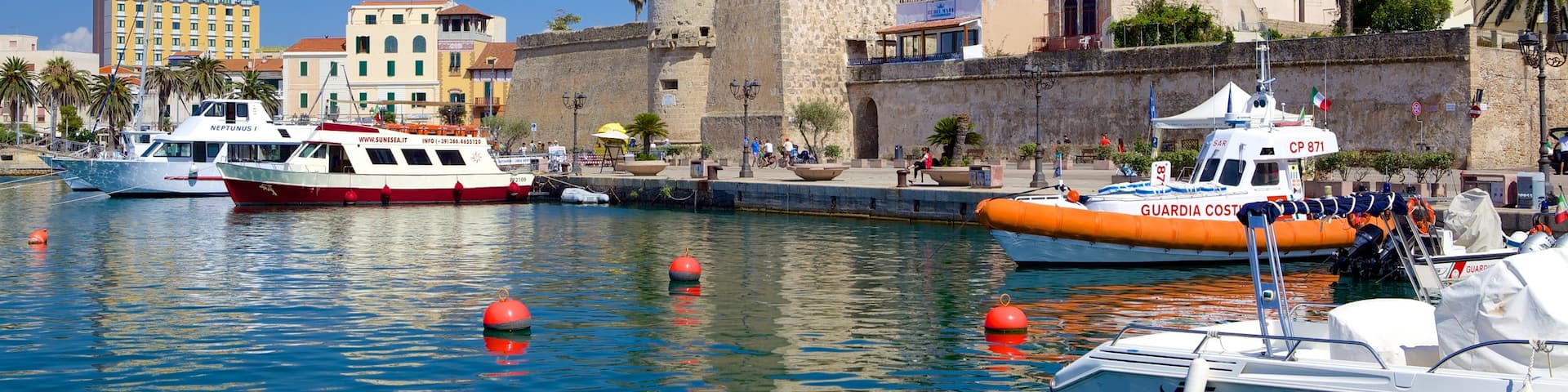 Alghero, nördliches Sardinien das einen Marina