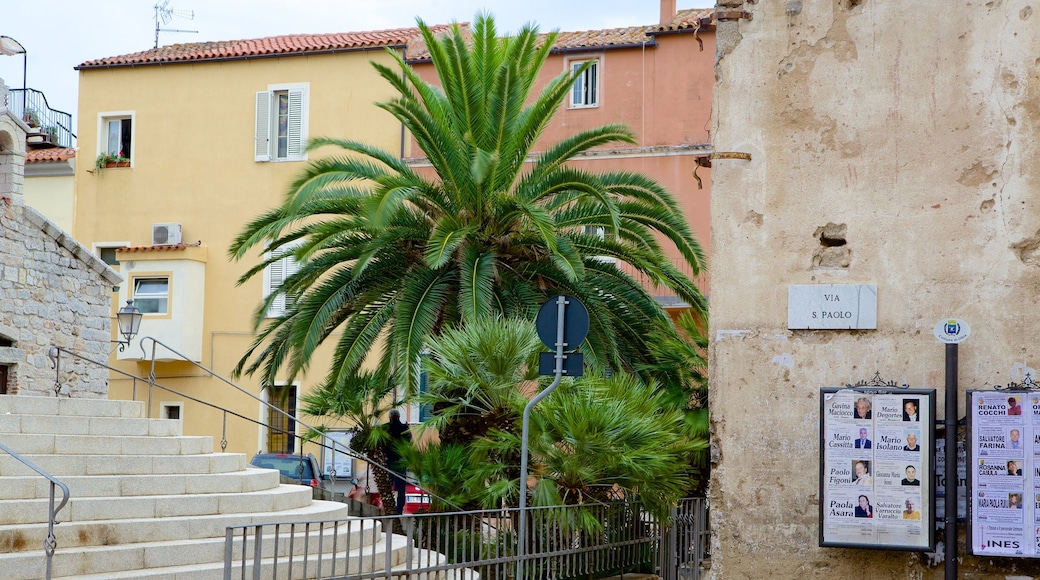 Olbia mostrando patrimonio de arquitectura