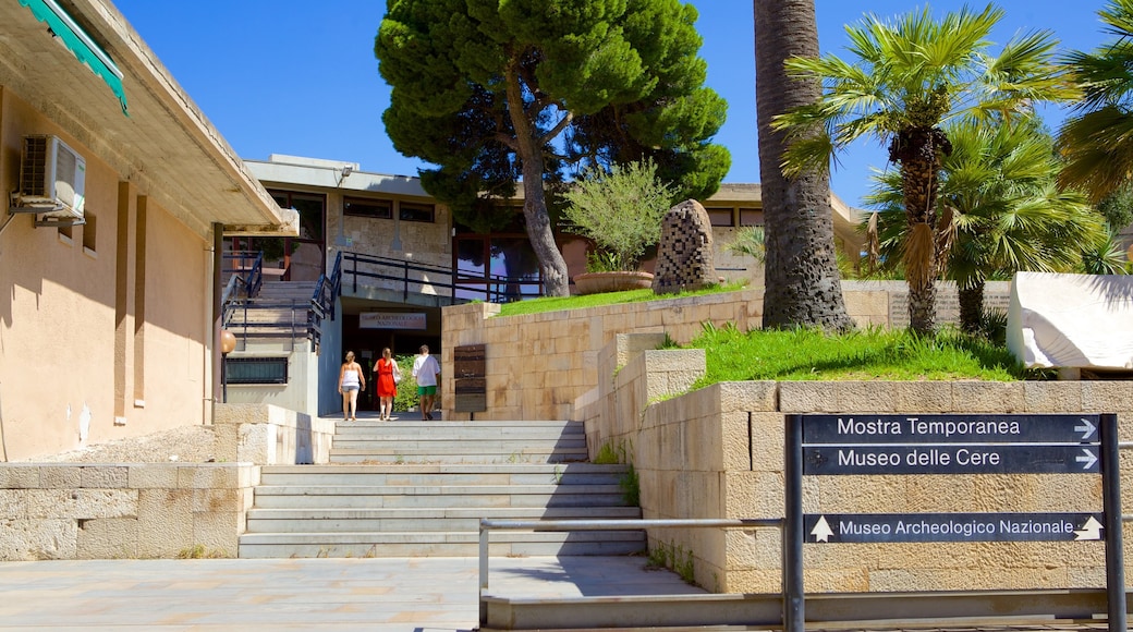 National Archaeological Museum which includes signage