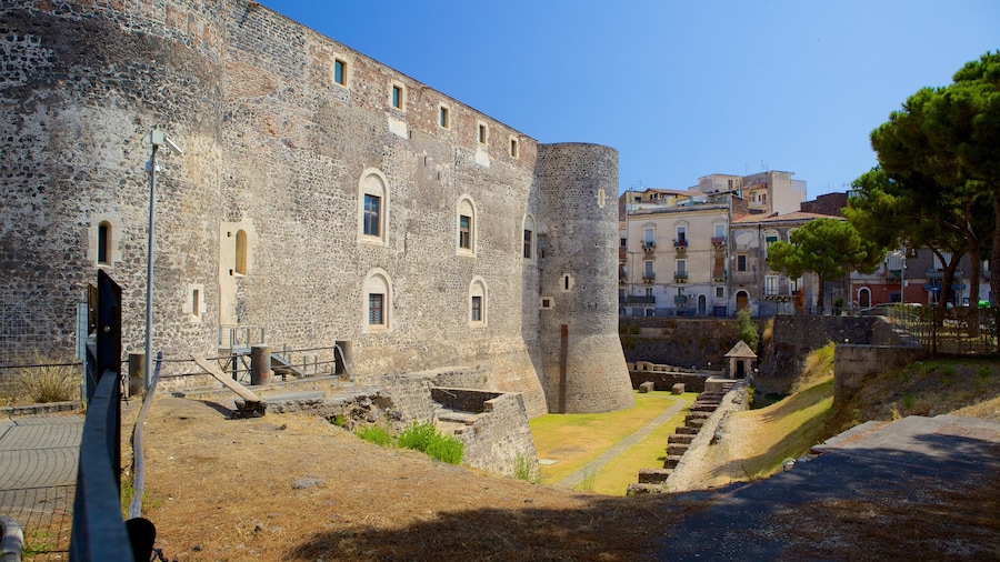Ursino Castle featuring a castle and heritage architecture