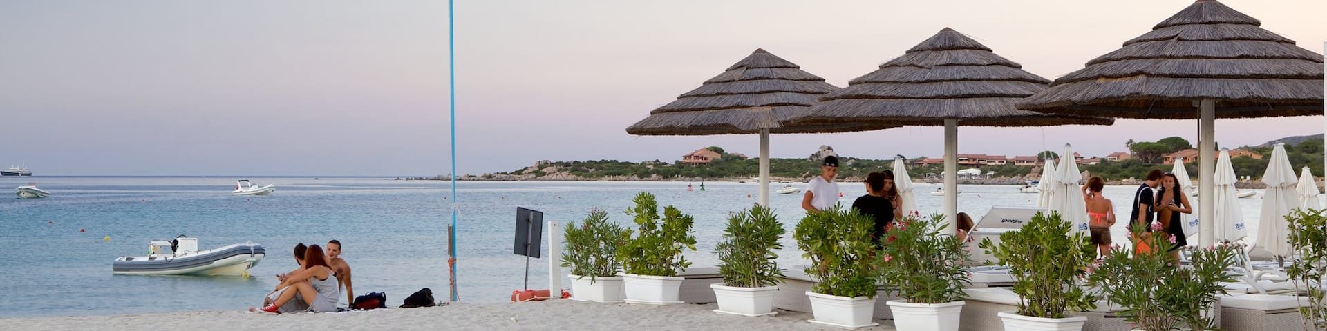 La Marinella Beach featuring landscape views, a sandy beach and boating