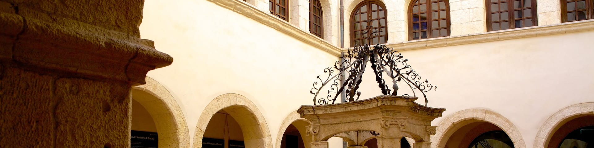 Sanctuary of Our Lady of Bonaria featuring heritage architecture