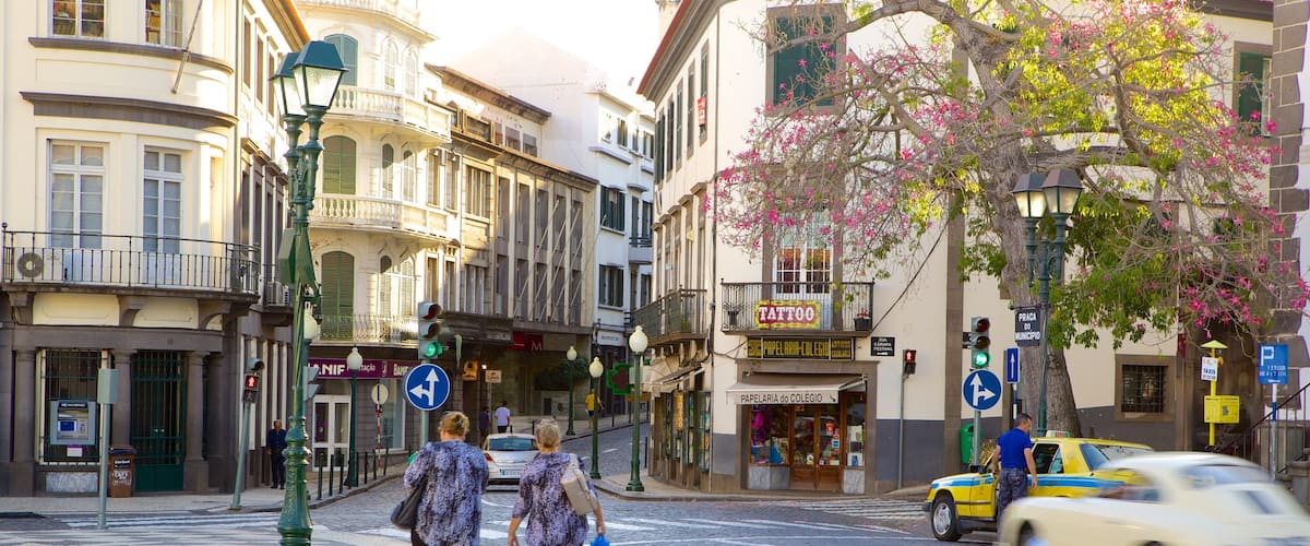 Town Square featuring street scenes and a small town or village