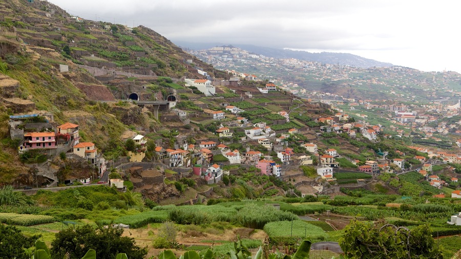 Cabo Girao bevat een klein stadje of dorpje