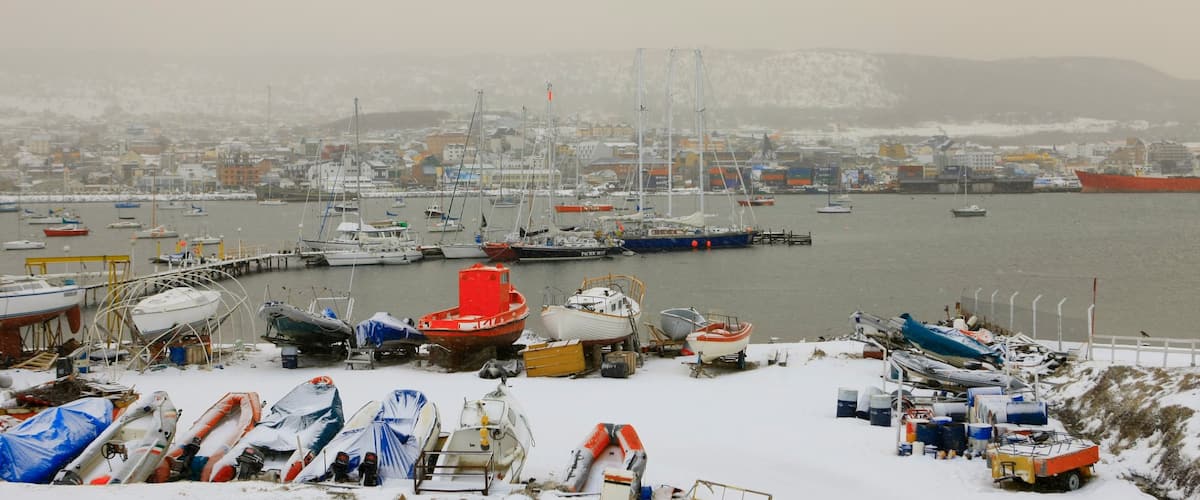 Tierra del Fuego which includes snow
