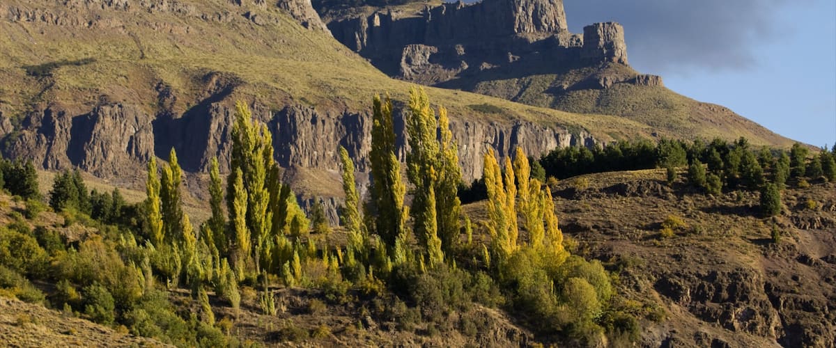 San Martín de los Andes og byder på udsigt over landskaber og bjerge