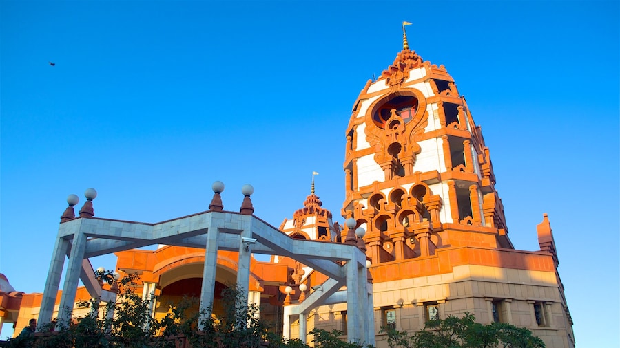 ISKCON Temple which includes heritage architecture, religious elements and a temple or place of worship