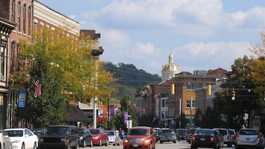 Madison und das einen Straßenszenen und Stadt