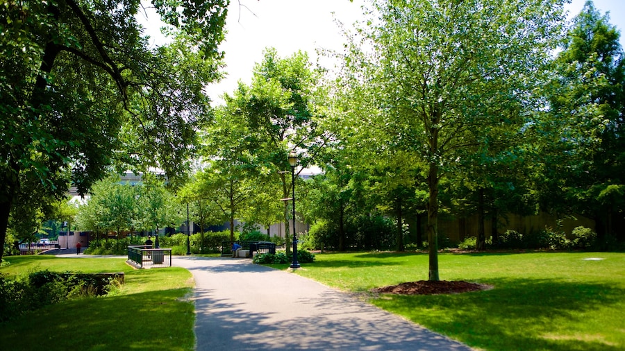 Riverside Park ofreciendo un jardín