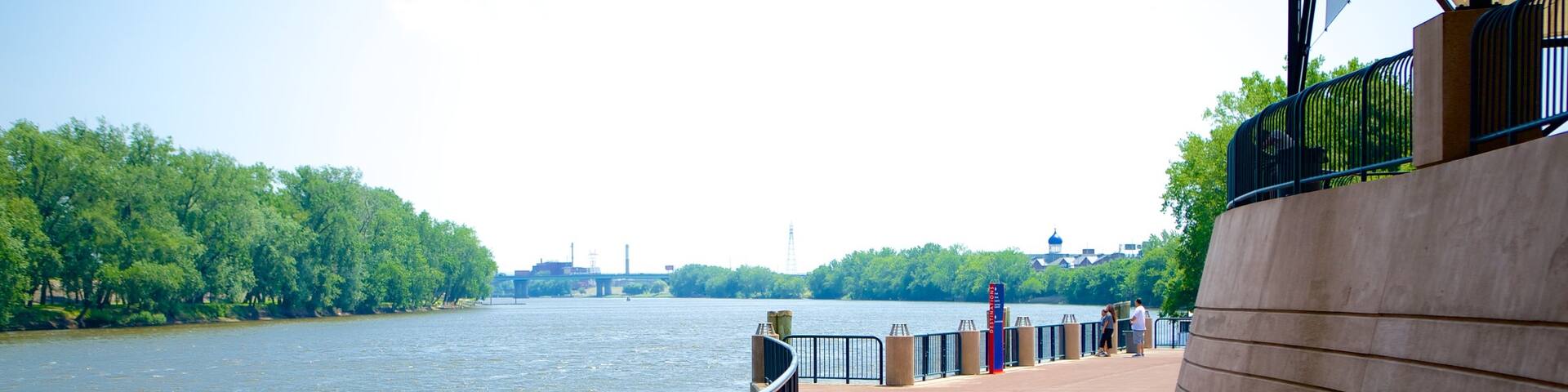 Riverside Park featuring a river or creek