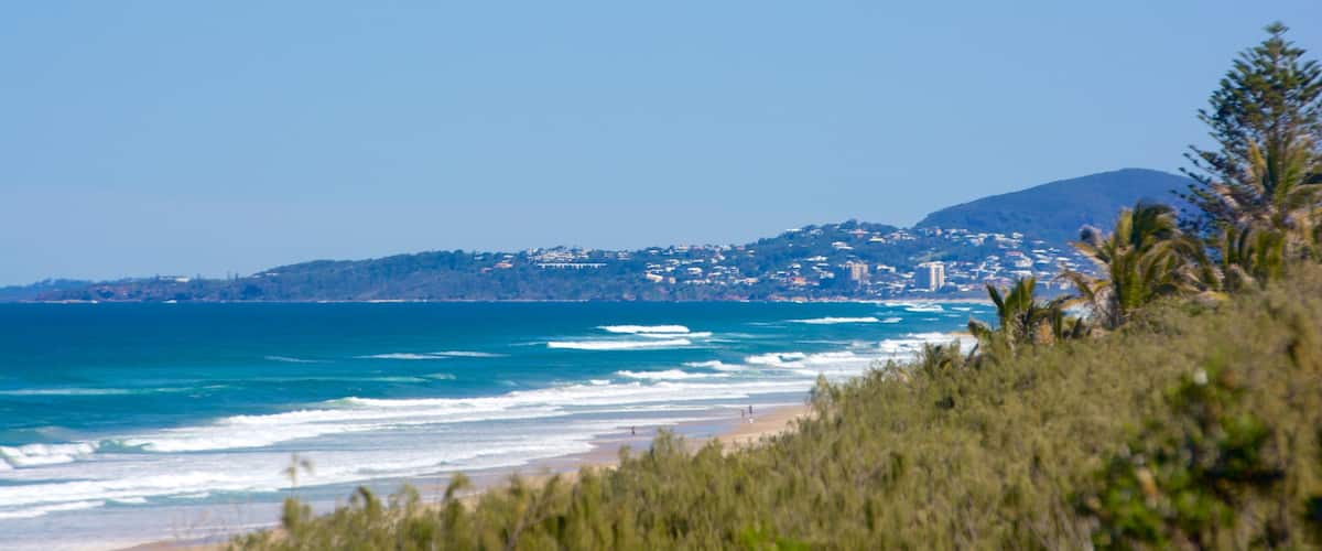 Sunshine Beach showing general coastal views