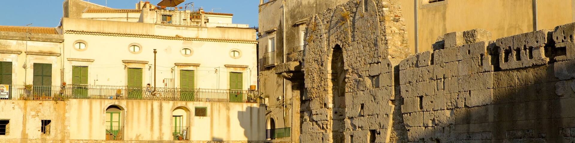 Temple of Apollo featuring a ruin and heritage elements