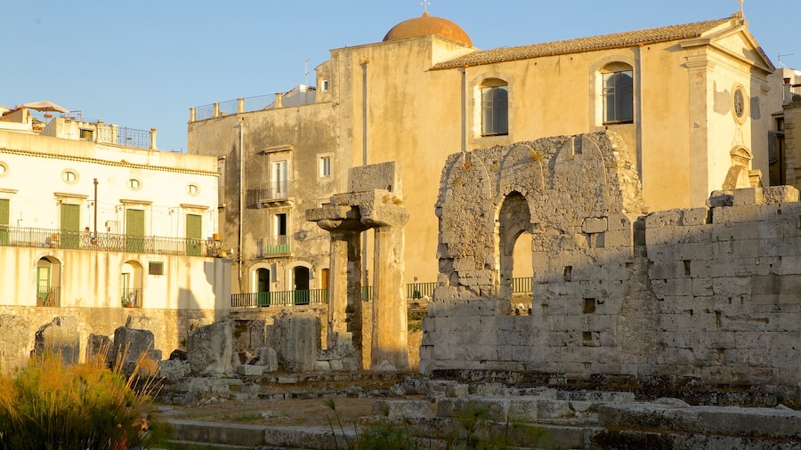 Temple of Apollo featuring a ruin and heritage elements