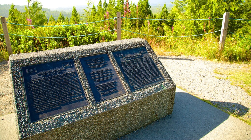 Radar Hill which includes signage