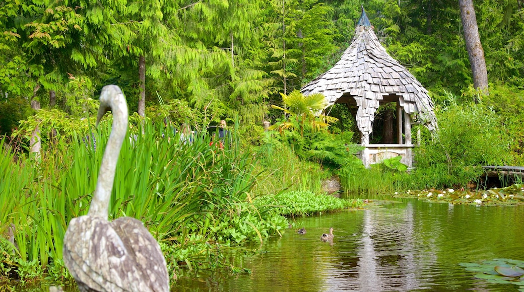 Tofino Botanical Gardens which includes a pond and a park