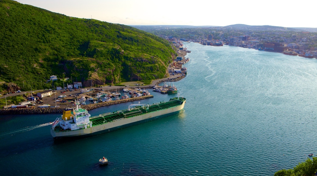 Signal Hill featuring a bay or harbour