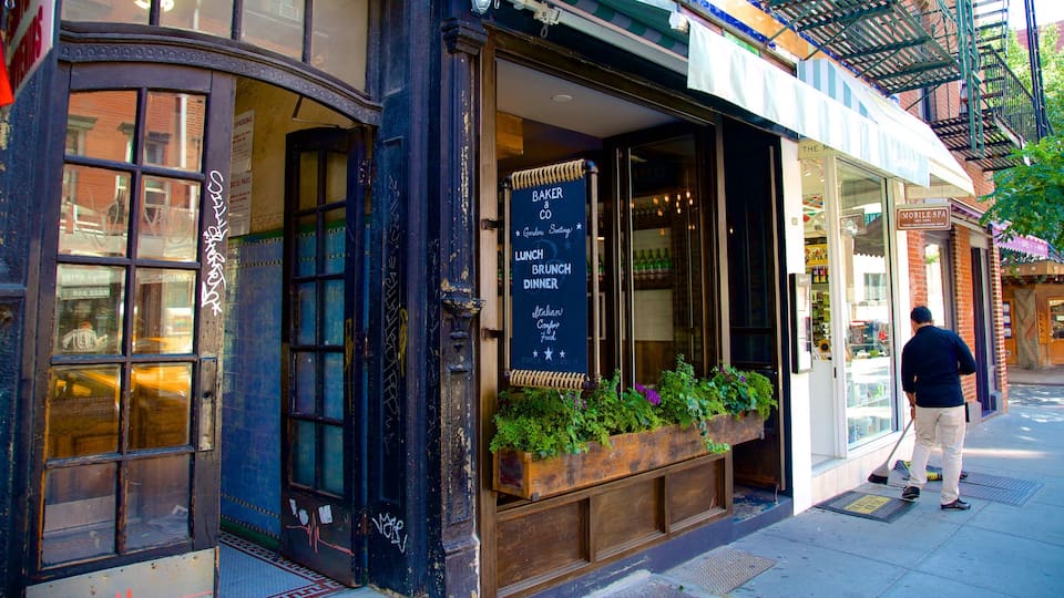 West Village que inclui uma cidade, cbd e sinalização