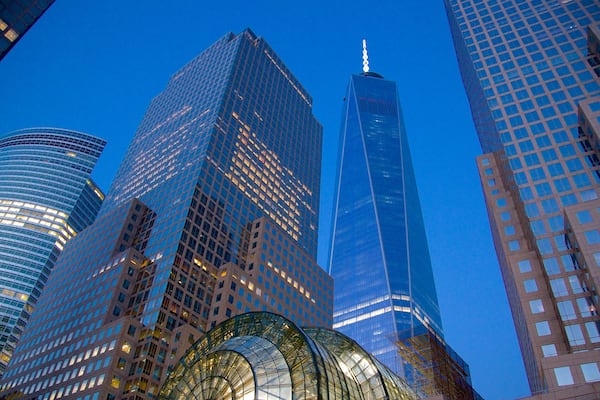 World Financial Center which includes a city and a high-rise building