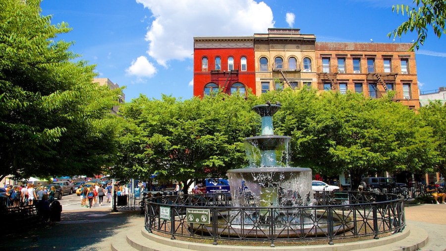 Greenwich Village mostrando fontana