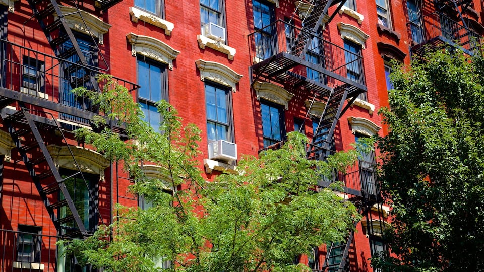 Bleecker Street mostrando uma cidade